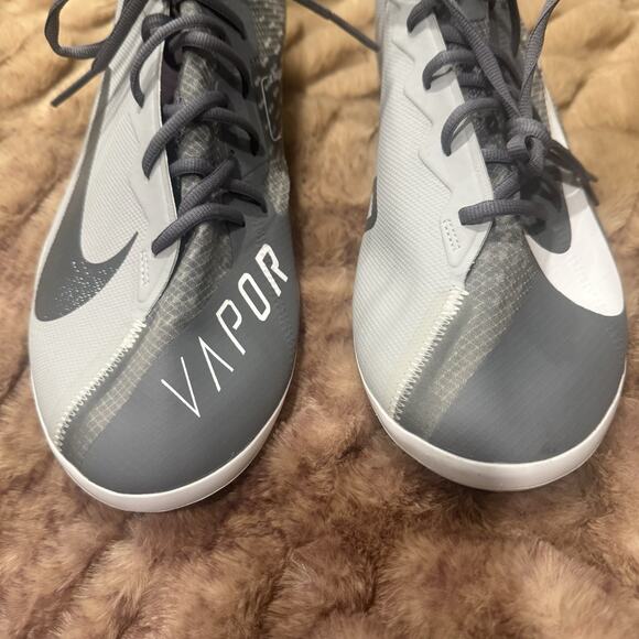 Nike React Vapor Ultrafly Elite 4 Grey White Baseball Cleats DN1792-005 Men’s 14 - Picture 2 of 13